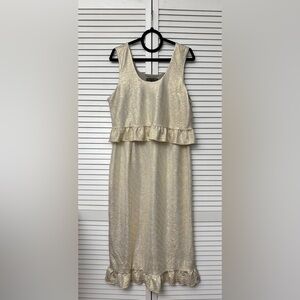 Kate & Mallory Women’s Metallic Gold Sleeveless Dress, Size: Large, NWOT